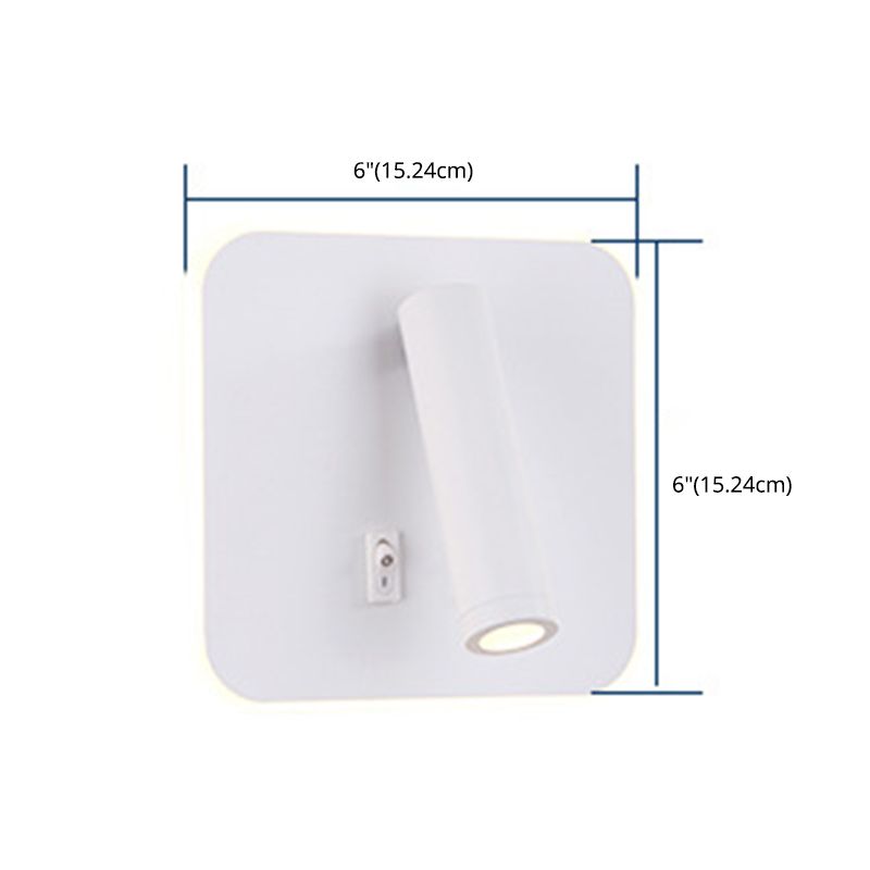 Lámpara de pared de lectura de estilo minimalista moderno 2 luces 2 luces de lectura de la pared