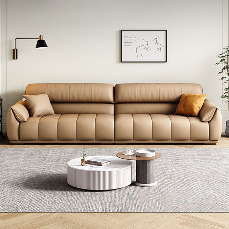 Contemporary Sectional with Pillow Top Arm Living Room Sectional sofa