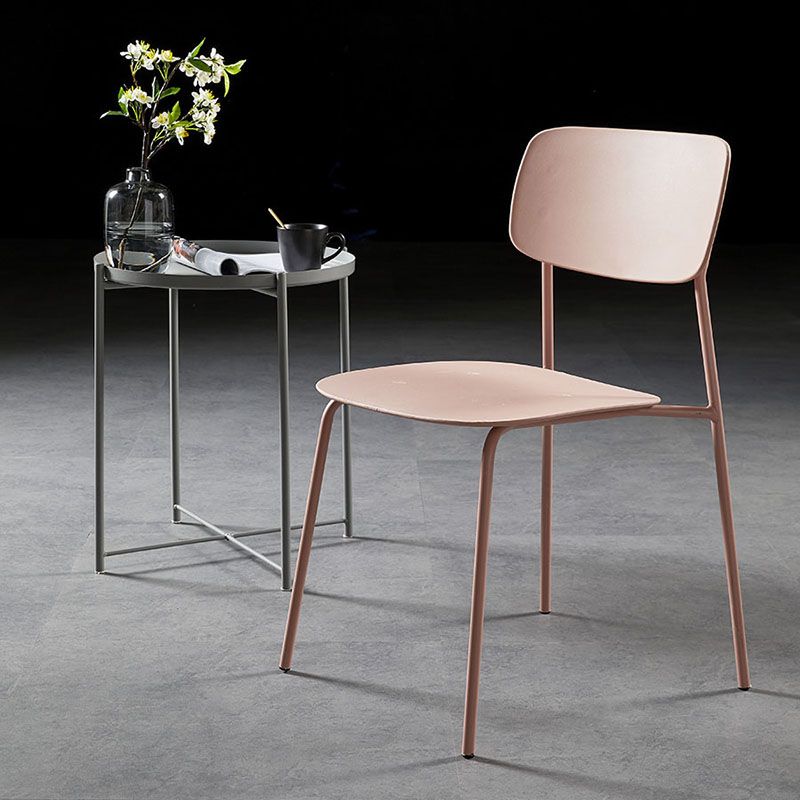 Metal de la cocina del estilo moderno que cena las sillas que cenan la silla lateral sin brazos