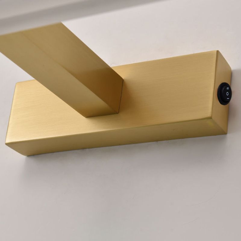 Contemporary Minimalism Style LED Copper Inductive Vanity Wall Lighting Light for Bathroom