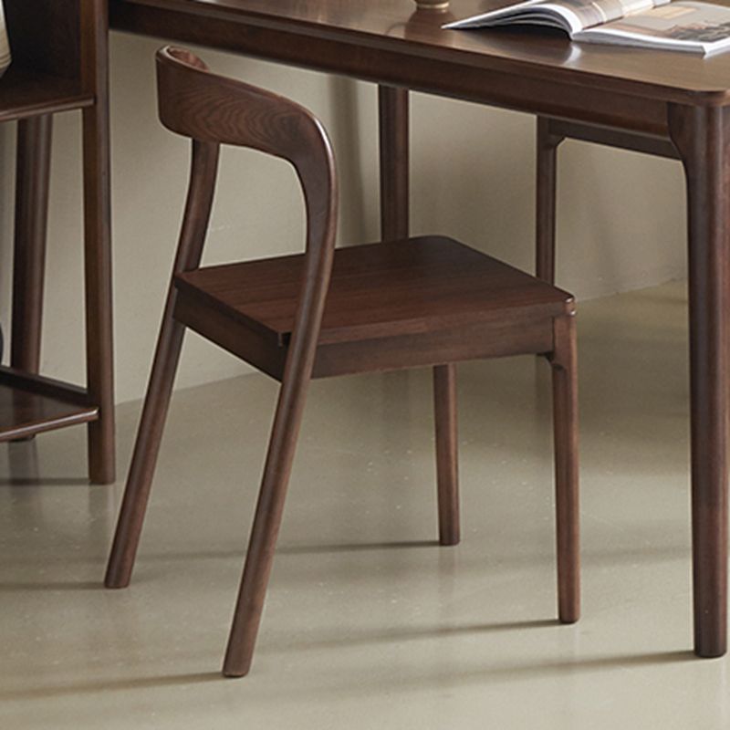 Modern Dining Set 1/3/4/5 Pcs Rectangle Solid Wood Dining Table and Chairs