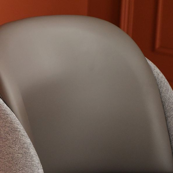 Nordic Style Upholstered Armless Dining Chairs Solid Back Chair