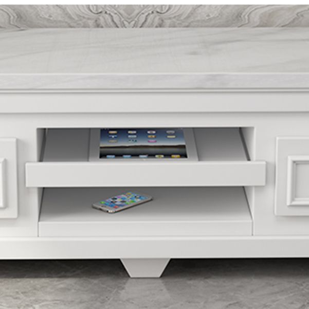 Sintered Stone Enclosed TV Storage Modern TV Cabinet with Glide Drawers