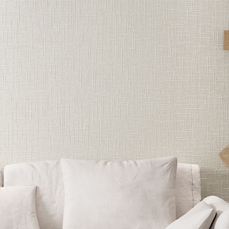 Textured Removable Wallpaper Minimalist Solid Wall Decor in Light Color, Self-Adhesive