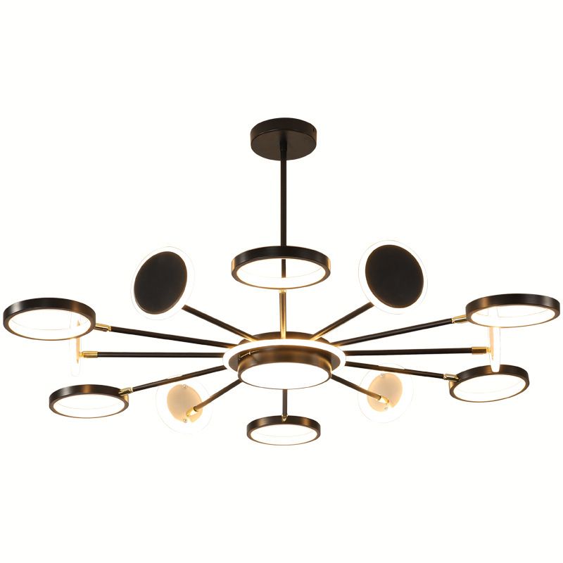 Eisenrahmen Kronleuchter Beleuchtungsbestand Moderner Kronleuchter anheizt Licht für Wohnzimmer