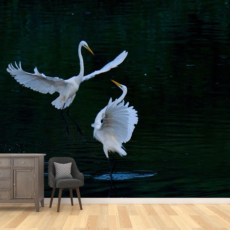 Mildew Resistant Modern Horizontal Mural Photography Wall Covering for Living Room