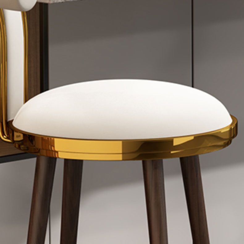 Contemporary Metal Bar Stool Footrest Counter Stool for Restaurant