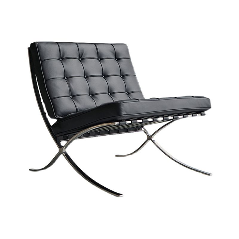 Tufted Cushions Chair 29.5"L x 31.5"W x 31.5" H Armless Chair for Living Room