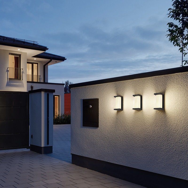 Moderner Stil Geometrischer LED -Wandlampen -Acryl 1 Lichtwandbeleuchtung