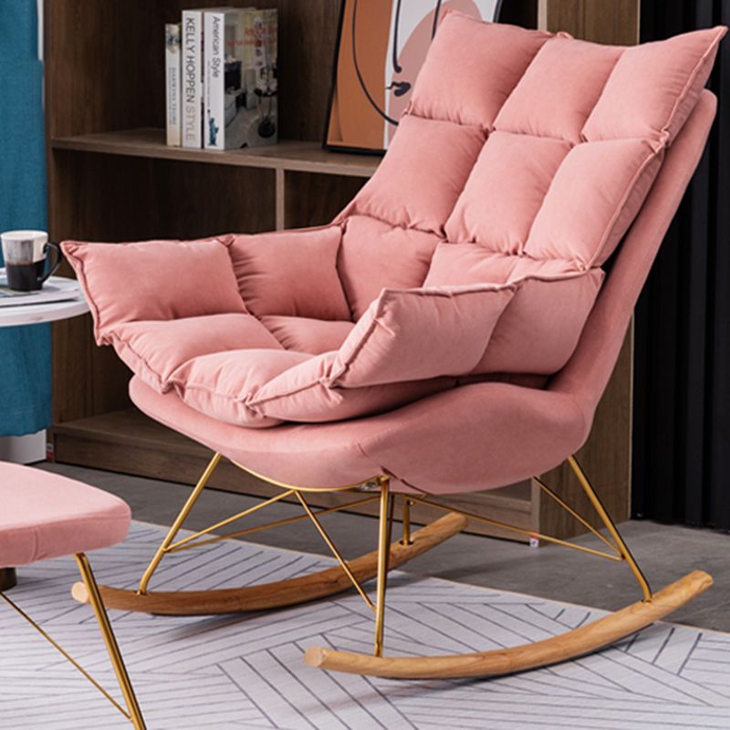 Single Lazy Sofa Rocking Chair Indoor Rocking Chair for Bedroom