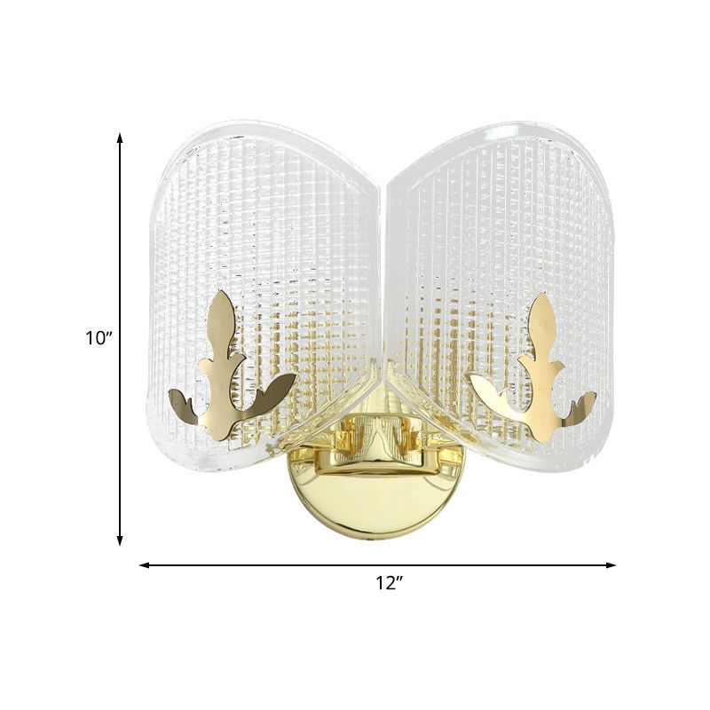 ARC GOLD OVAL SCONCE LIGHT DIMMURI