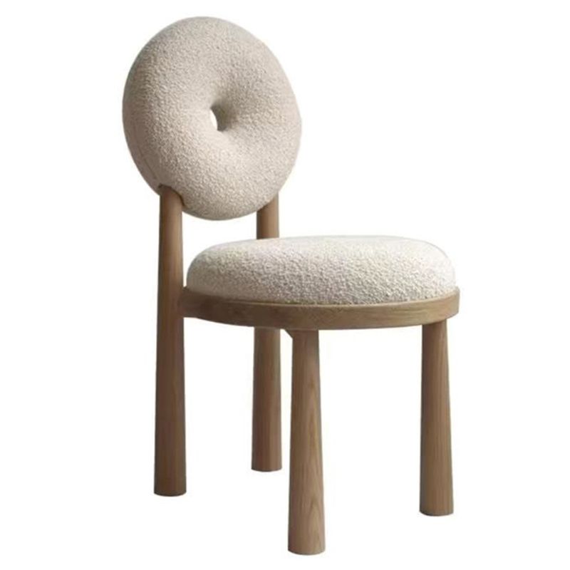 Upholstered Armless Dining Chairs King Louis Back Side Chair