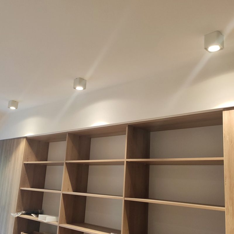 Plafonnier LED en forme de géométrie, montage encastré en aluminium, Style moderne et Simple, pour salon et chambre à coucher