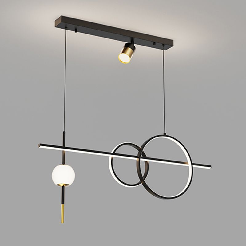 Nuova lampada a sospensione in metallo a LED LINEAD LED LED LAD per sala da pranzo