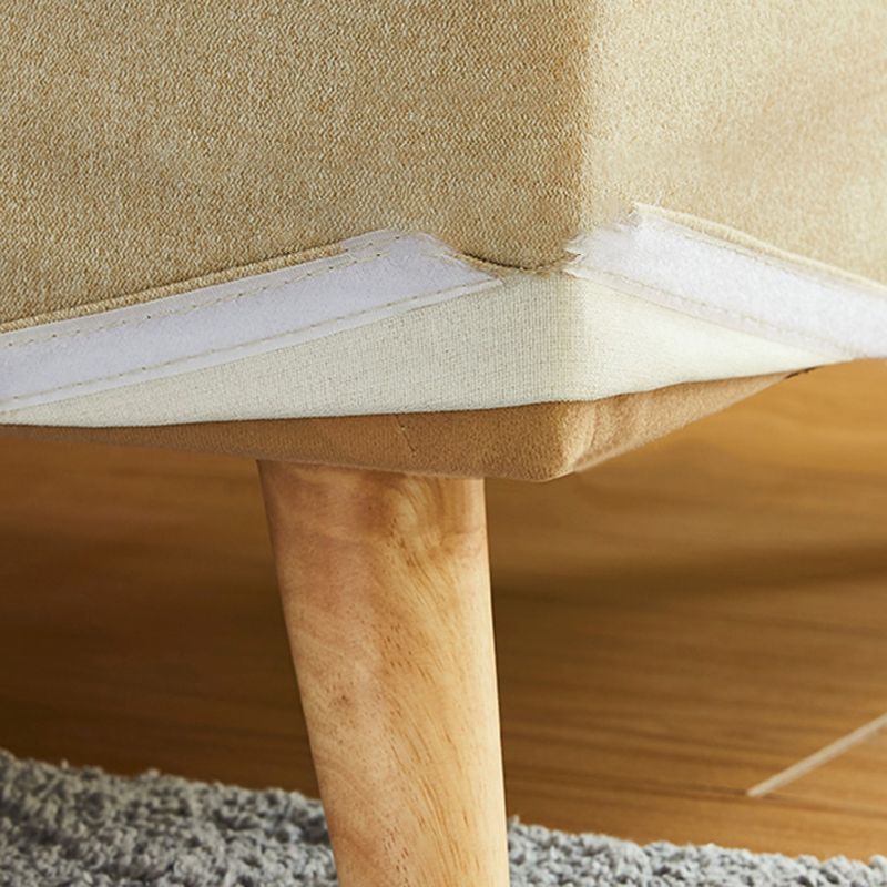 Contemporary Fabric Standard Sofa 2/3-seat Cushions Square Arm Sofa