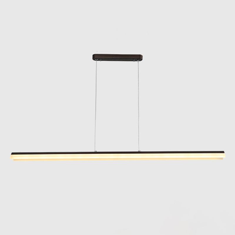 Modern Chandelier Linear Acrylic Island Chandelier Lights for Dining Room