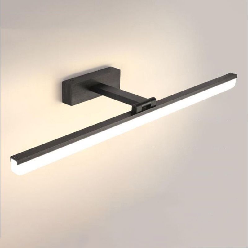 Linear Vanity Lighting Fixtures Modern Minimalist Style Plastic Vanity Lights