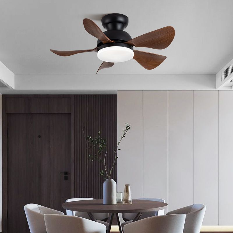 1 illuminazione a ventola leggera Light a soffitto in metallo moderno per camera da letto
