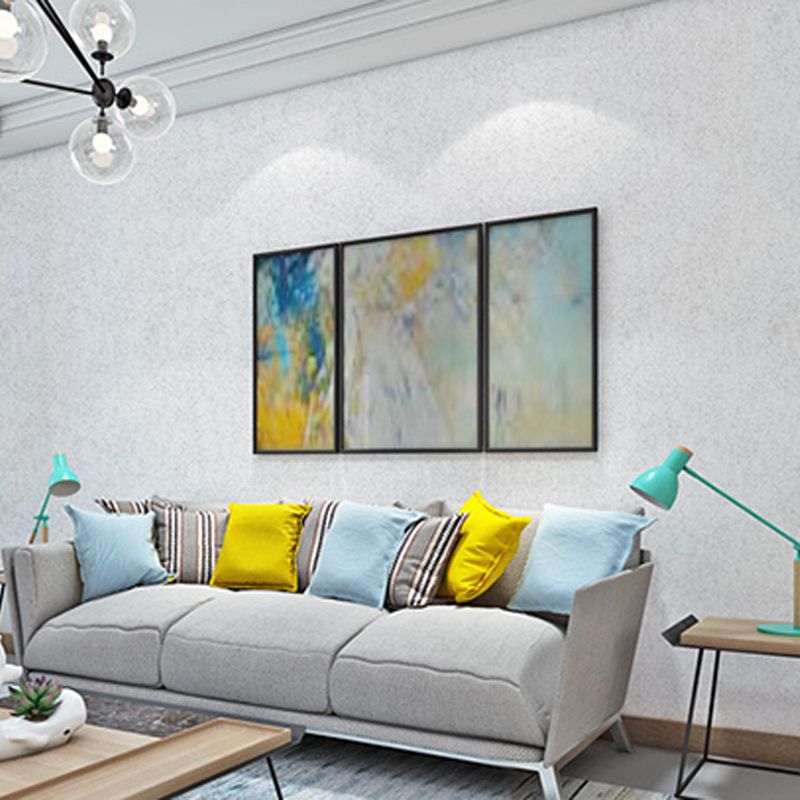 Plain Color Non-Pasted Wallpaper, 33-foot x 20.5-inch,  Grey