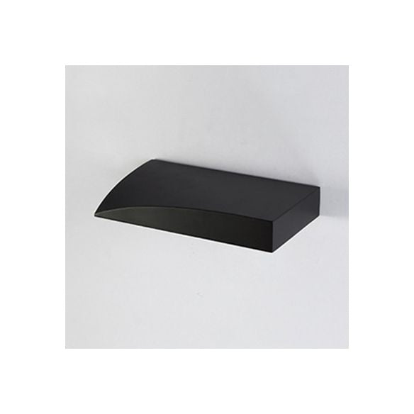 Modernismo in stile curvo con lampada da parete con fonce curvo metallo 5,5 "/10" Larghezza LED LAMPAGNO SALO DEL SOGGIORNO in nero/bianco