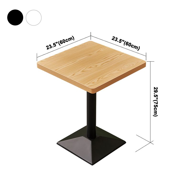 Industrial Style Dining Room Table Home Kitchen Dinner Furniture with Metal Base