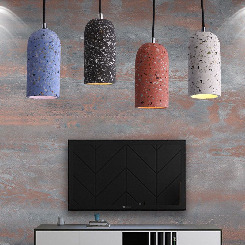 Kuppelform -Anhängerlampe moderne minimalistische kreative Steinhängelampe für Esszimmer