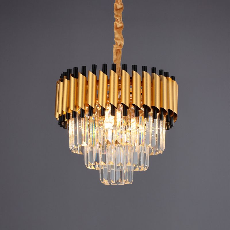 Luz de techo de cristal contemporánea de lámpara de 6 luces para el comedor