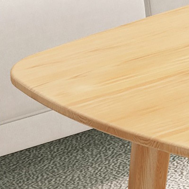 Modern 4 Legs Rectangular Coffee Table with Storage Cocktail Table