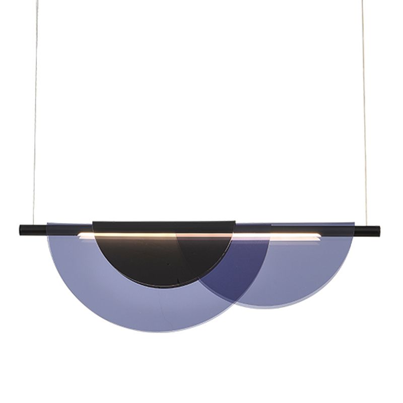 Moderner Stil Linearer Anhänger Licht Acryl 1 Licht Anhängerleuchte
