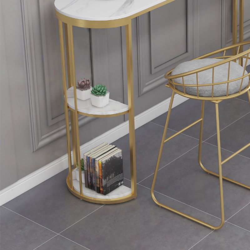 Contemporary Style 1/2/3 Pieces Specialty Stone Bar Table Set for Living Room