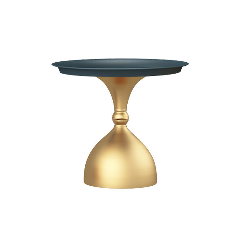 Mid-Century Modern Iron Coffee Cocktail Table Pedestal Cocktail Table for Living Room