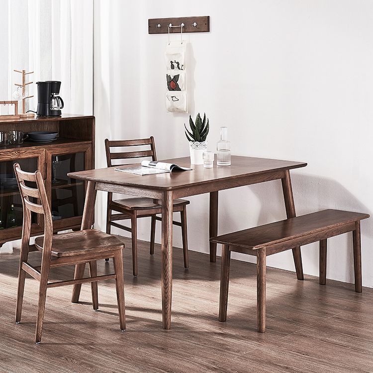 Solid Wood Dining Room Table Contemporary Style 4-foot Dining Site Table