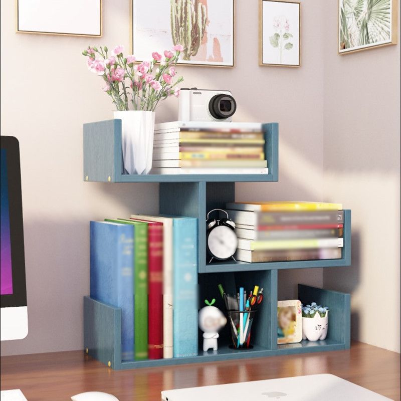 Contemporary Style Bookshelf Open Bookcase for Study Room and Home Office