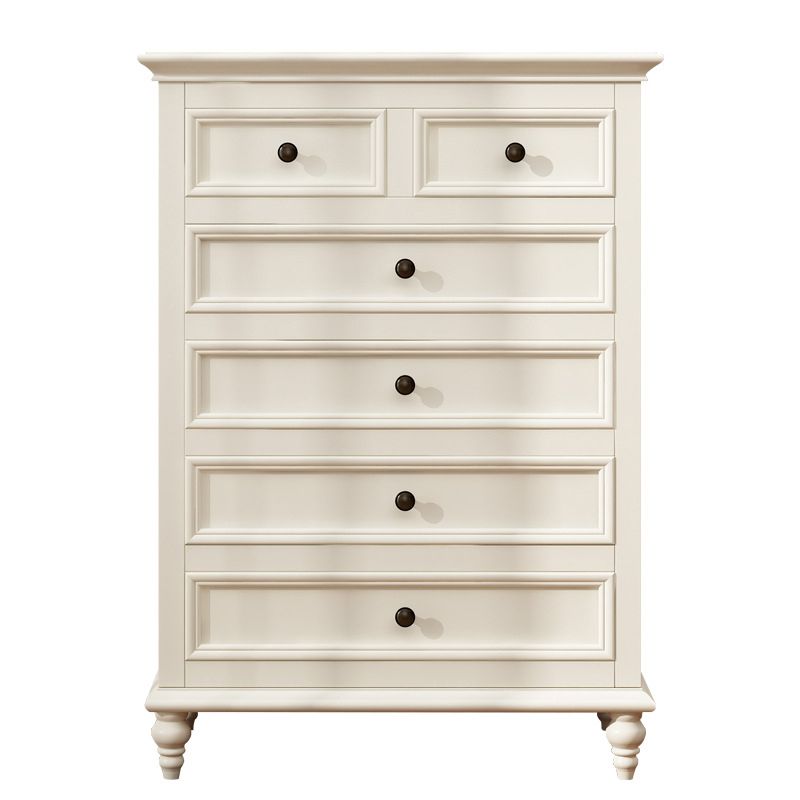 American Traditional Lingerie Chest Birch Storage Chest Dresser for Bedroom