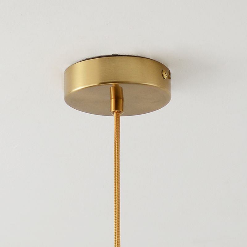 Mitte des Jahrhunderts Design Globe Hanging Lamp Glass Schatten 1 Licht Anhänger Licht für Schlafzimmer