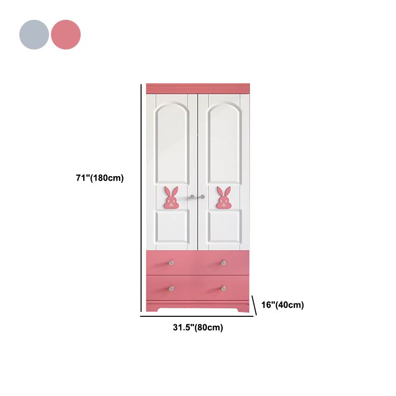 Coastal Storage Cabinet with Hinged Door Manufactured Wood Matte Finish Cabinet