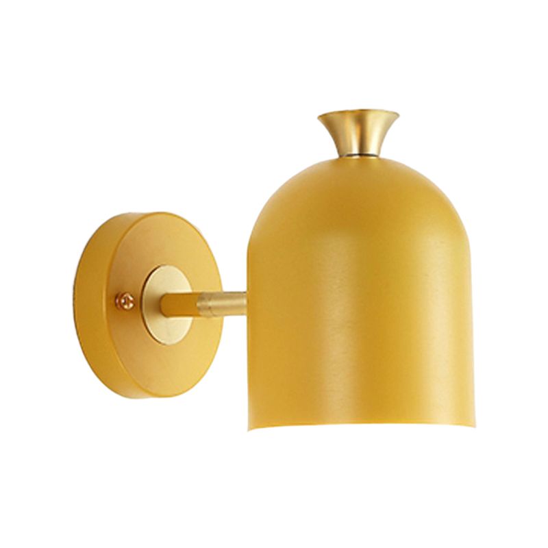 Modernism Macaron Wall Light Metal Shaded Lighting for Bedroom