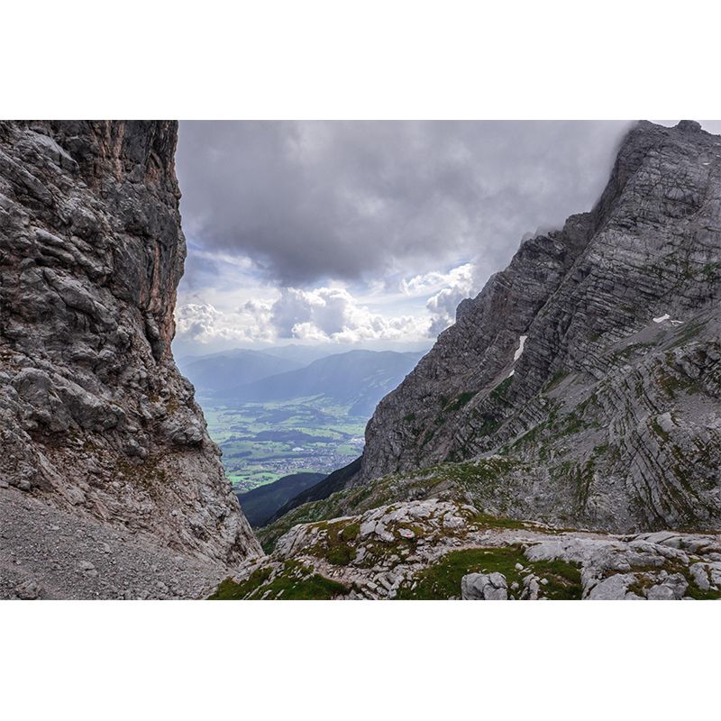 Mountain Wall Mural Wallpaper Modern Style Mildew Resistant for Dining Room