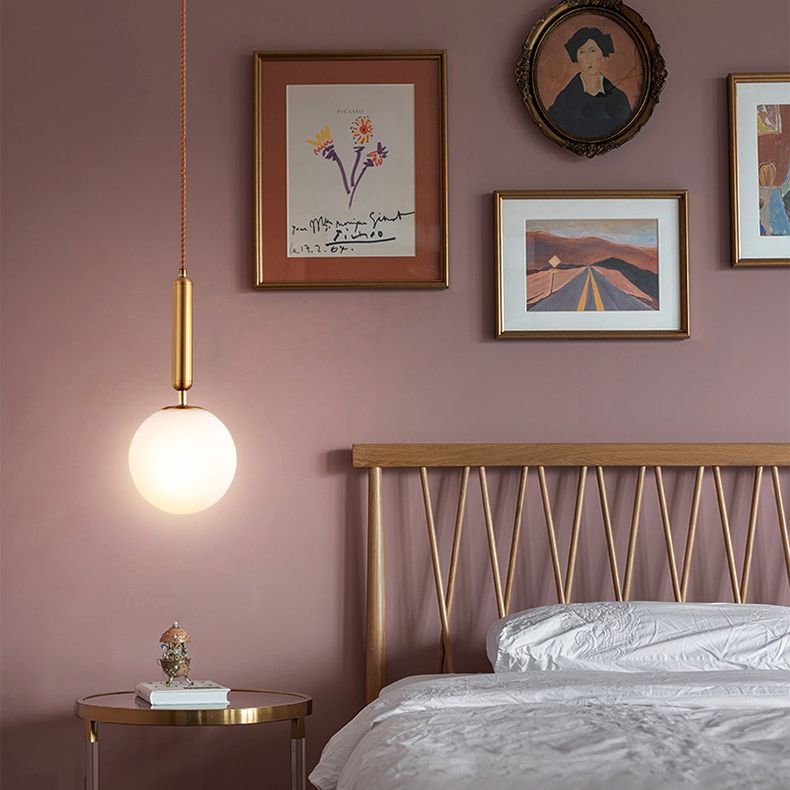 Aménagement d'éclairage de pendentif sphérique