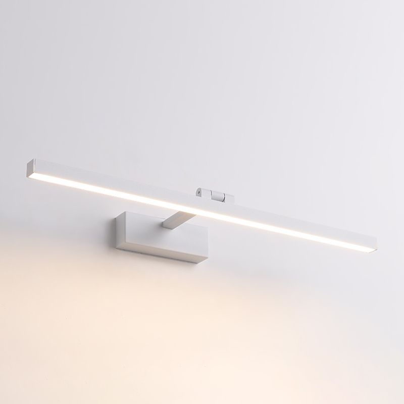 Metal Armed Led Vanity Light Fixtures Modern Style 1-Light Flush Mount Wall Sconce
