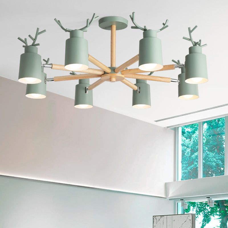 Geweihform Kronleuchter Lichter moderne Metallleuchterbeleuchtung