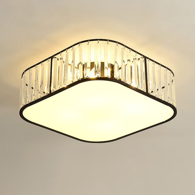 Multi Light Ceiling Lamp Modern Style Crystal Ceiling Lighting for Living Room