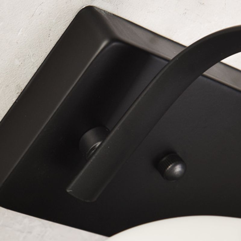 Modern Vanity Lighting Glass Shade Wall Light Fixture for Bathroom