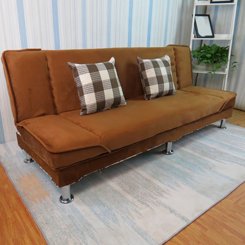 Wäsche Cabrio Sleeper Sofa genähte Kissen Rückenloses armloses Sofa