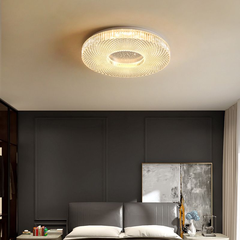 Modern Style Geometry Shade Ceiling Lamp Metal 1 Headed Ceiling Lighting for Restaurant