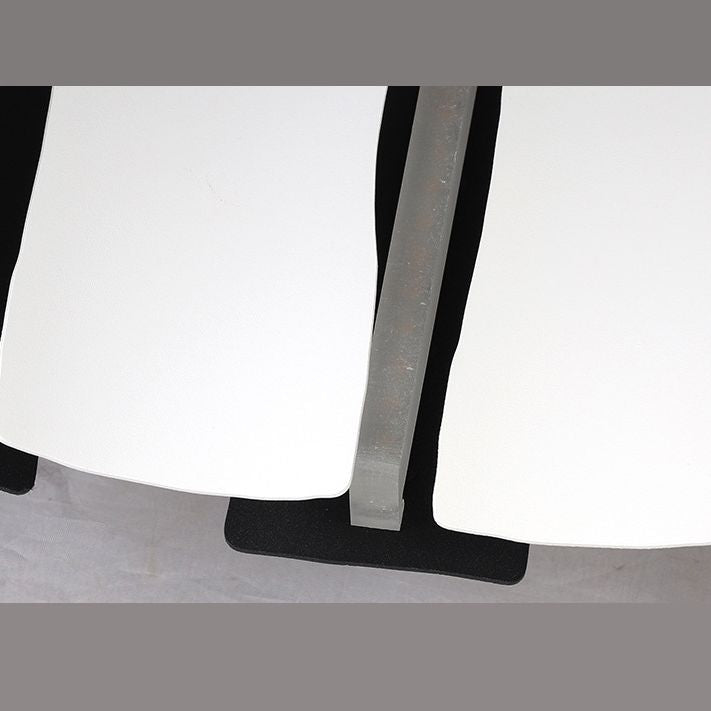 Circular Bernero Candelier Luz Luz Led Metal LED contemporáneo Kit de luz colgante en negro