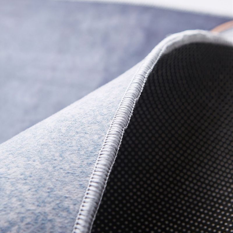 Apricot Tone Flowers Rug Polyester Carpet Simple Anti-Slip Backing Indoor Rug for Home Decoration