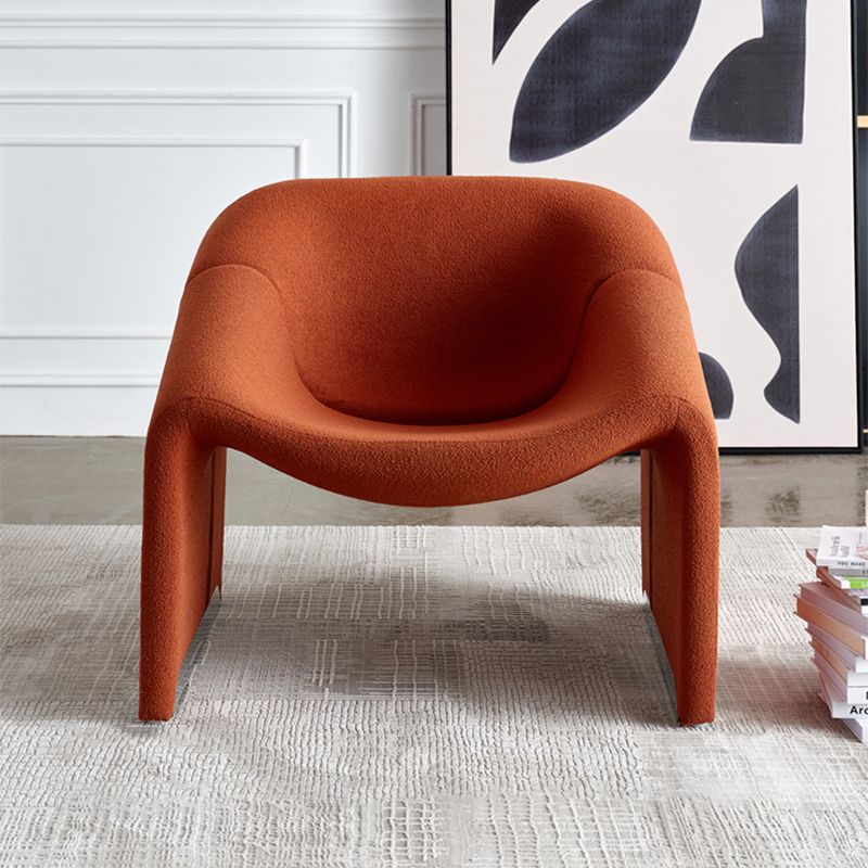 30.7"Wide Solid Color Armchair, Fixed Back Single Chair for Apartment