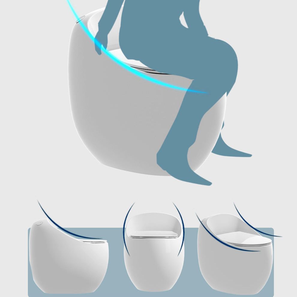 Siphon Jet Porcelain Toilet One Piece Toilet Floor Mounted Urine Toilet