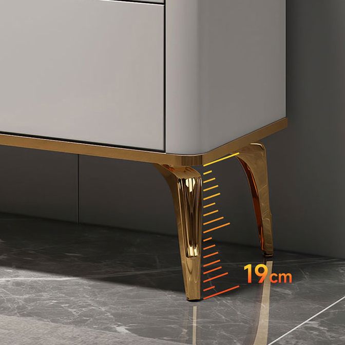 Modern Storage Chest Dresser Horizontal Storage Chest with Drawers